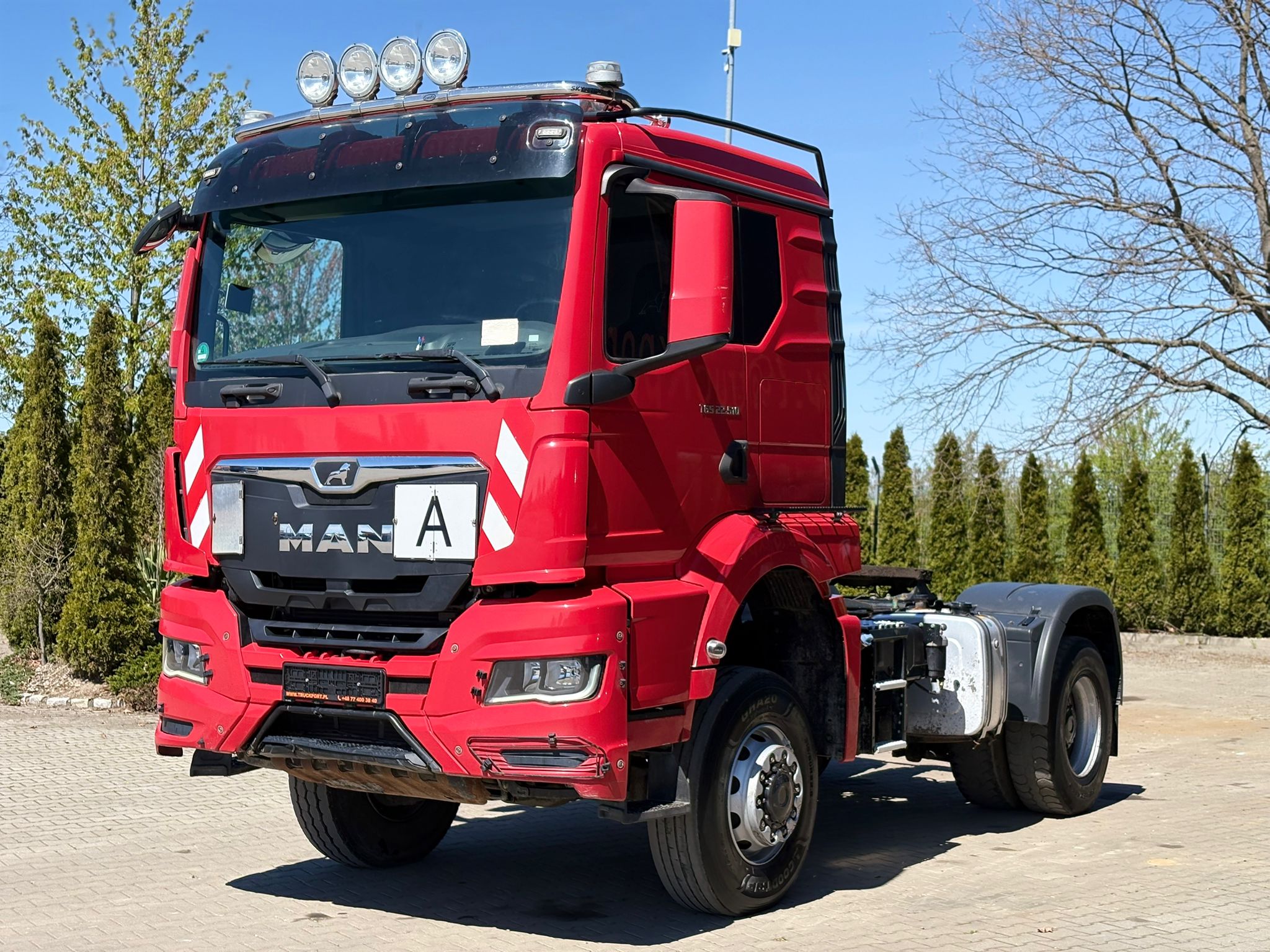 MAN TGS 18.510 4x4 EURO6 CIĄGNIK SIODŁOWY Z HYDRAULIKĄ WYWROTU